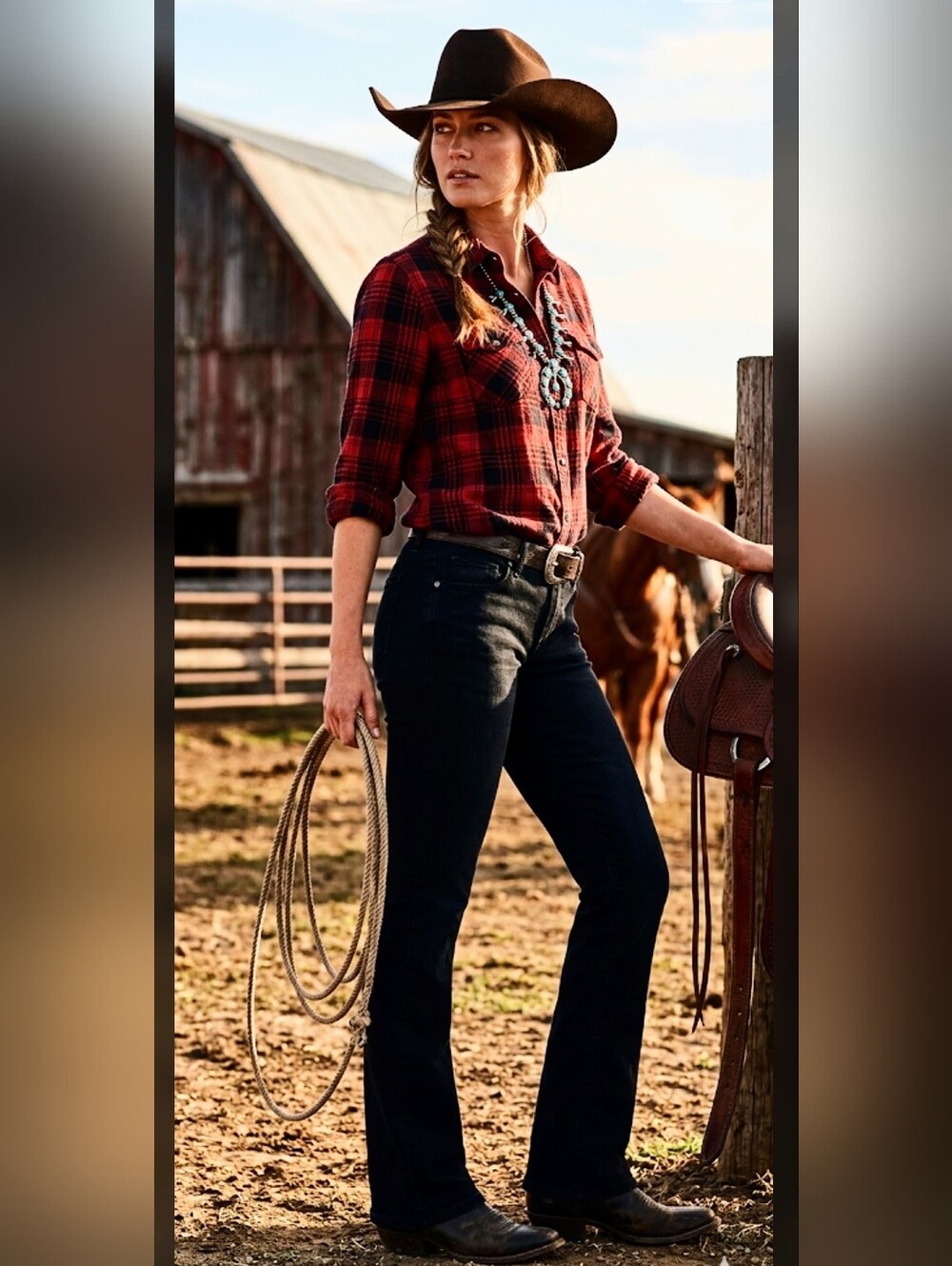 Levi's Classic Bootcut Black Denim Jeans 10 30x32 Country Cowgirl #2084